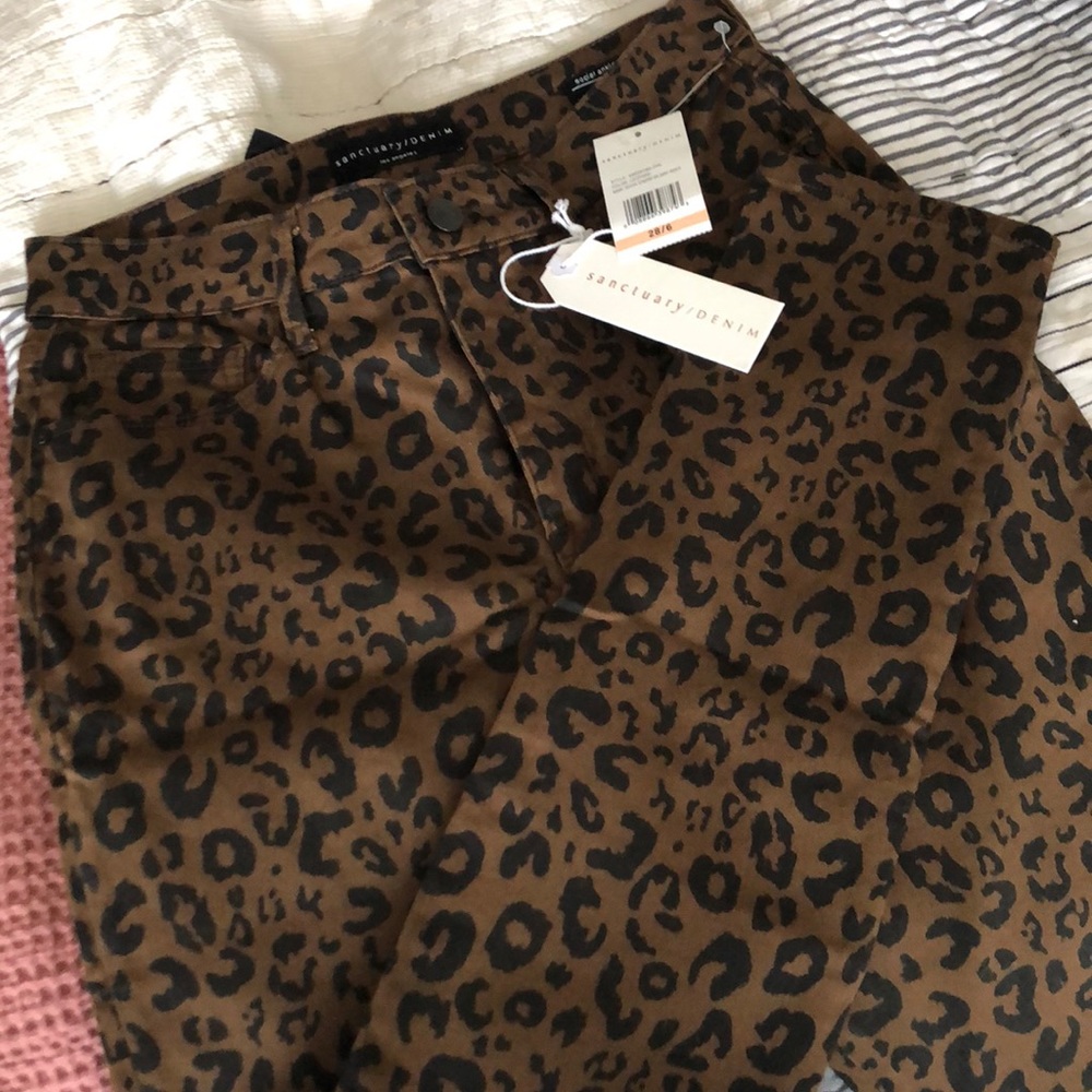 Sanctuary Leopard denim
